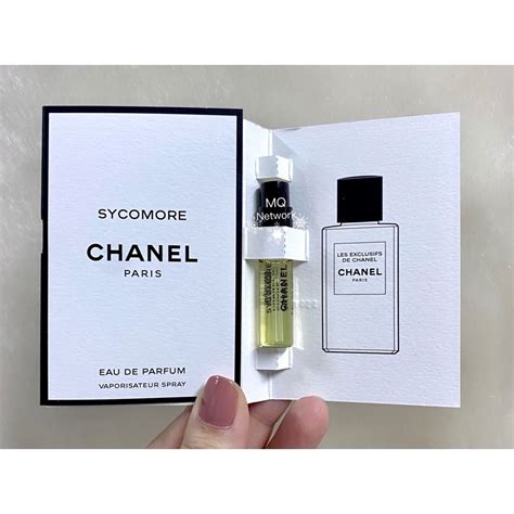 sycomore de chanel|Chanel sycomore sample.